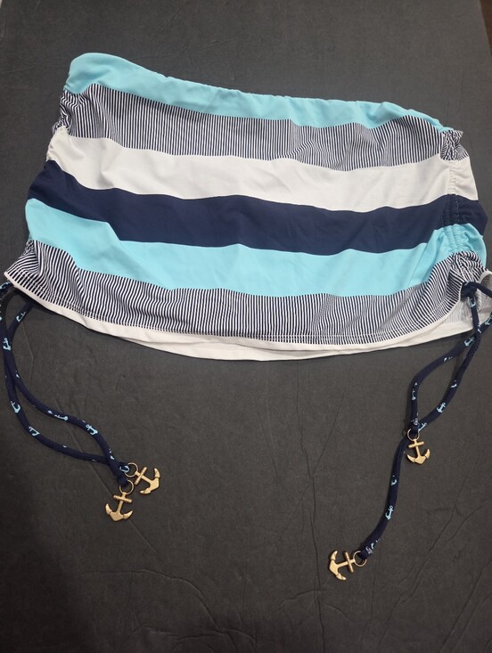 Tommy Bahama Other - NWT Tommy Bahama Navy and Aqua Swim Bottom Skirted Sz.S/P